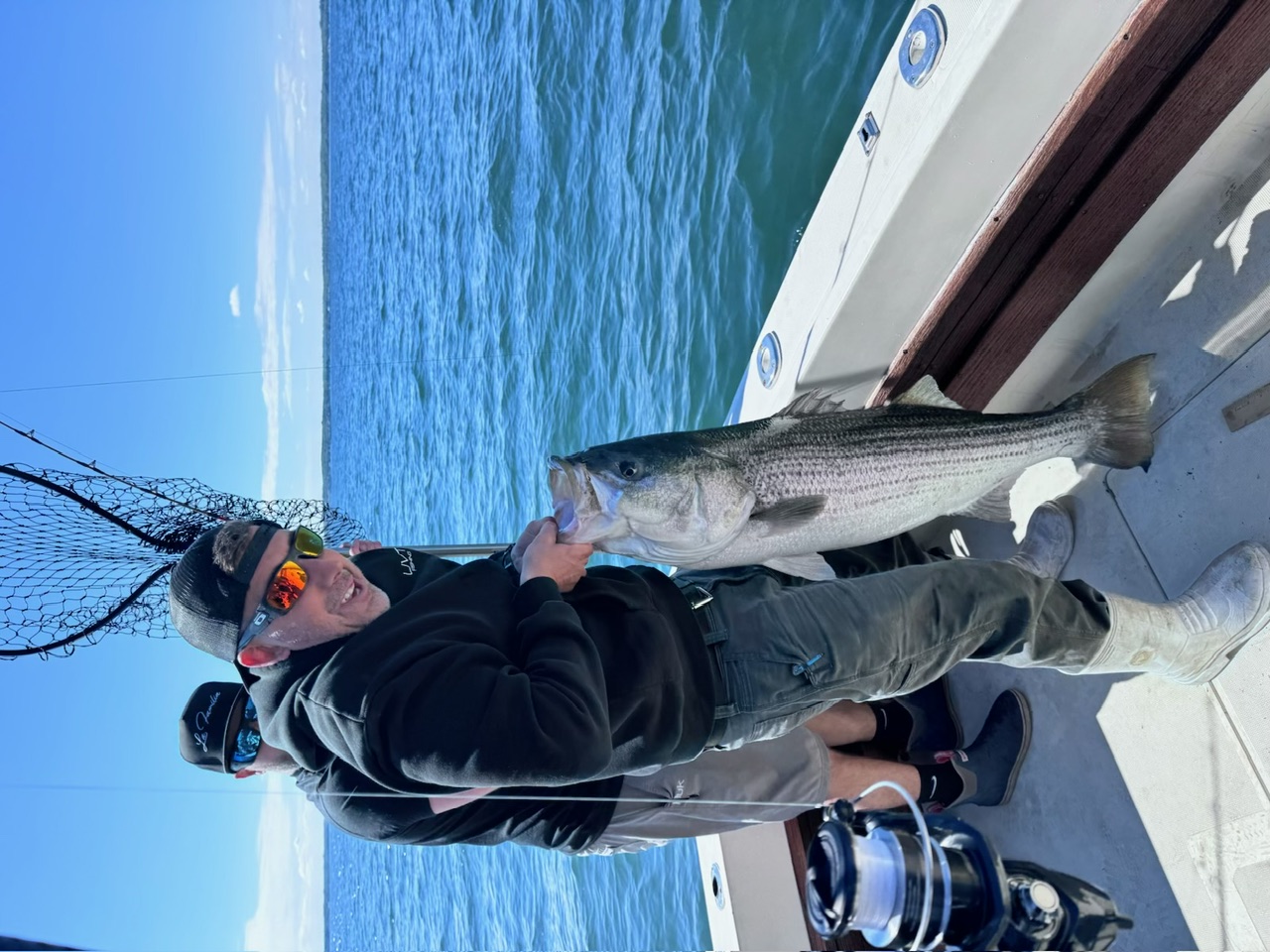 WSBC member with striped bass 2026