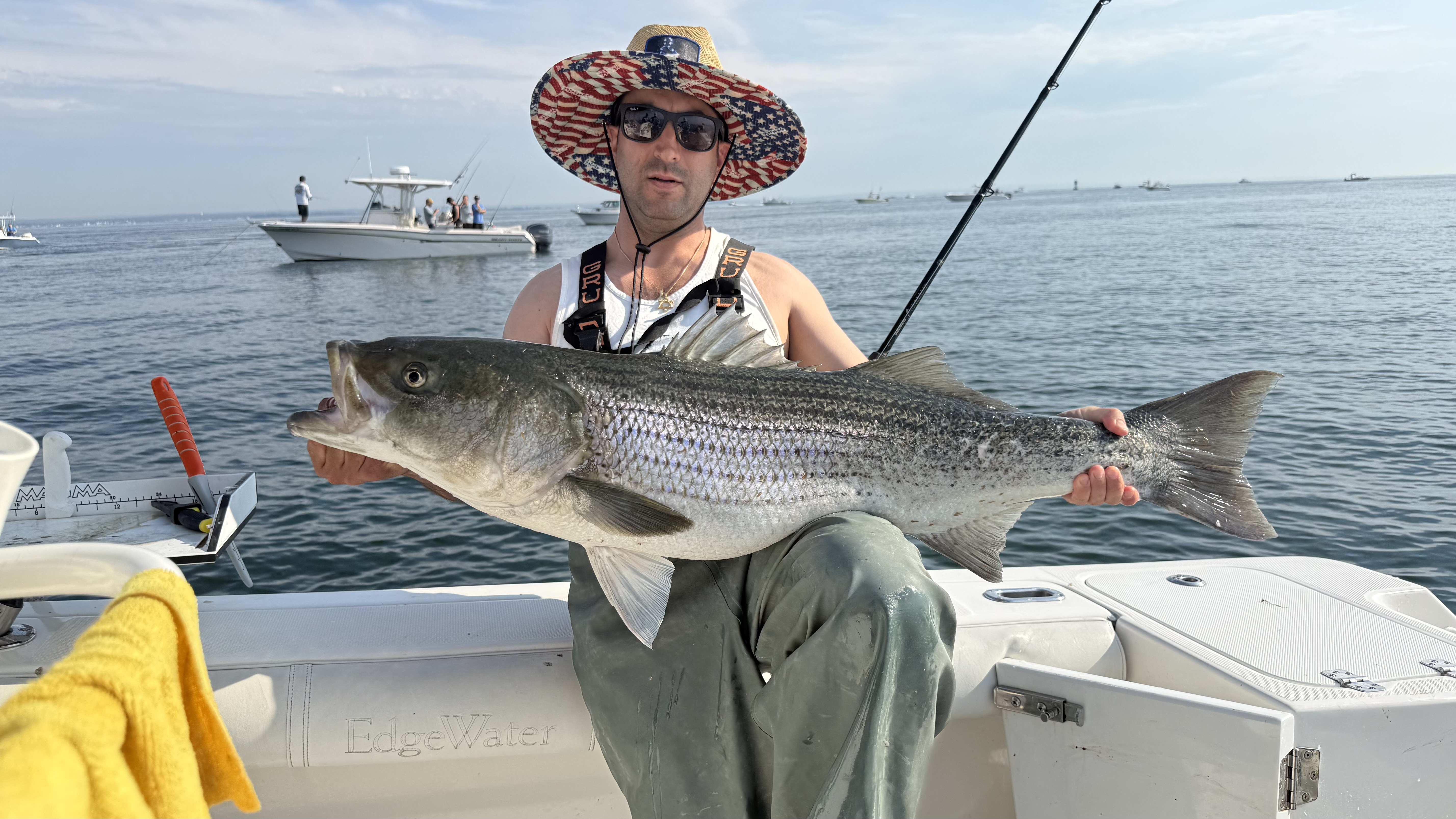 Lon Epstein 41.5 inch striped bass 2026 derby